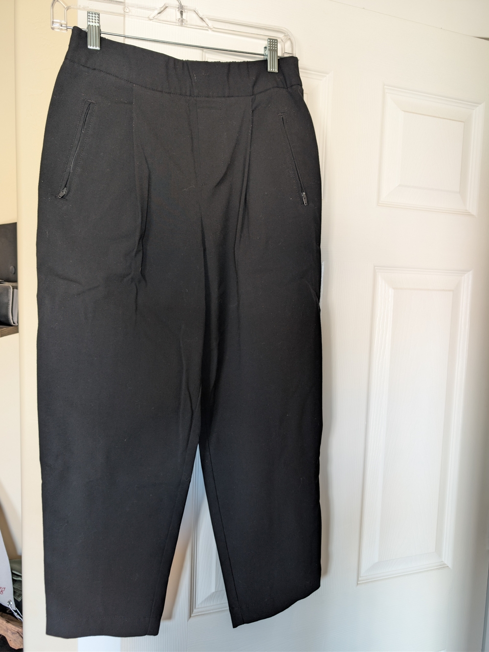 GAP Black Women's Cropped Stretch Trousers